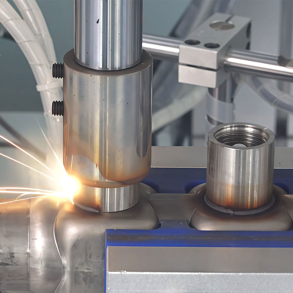 8-Way Manifold Automatic Assembly And Laser Welding Production Line - Integrated Solution for Multi-Component Precision Assembly And Welding