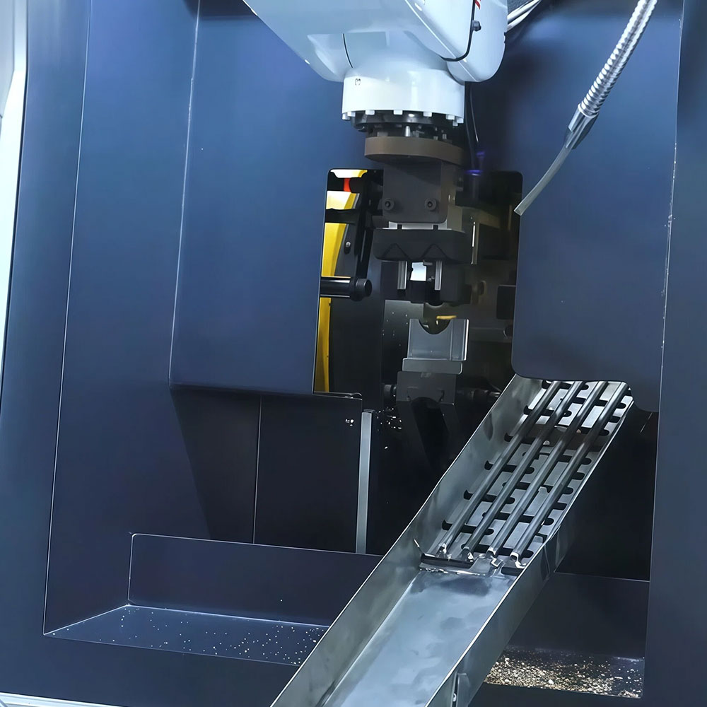 Automatic Loading And Unloading Red Flushing Nozzle Machine