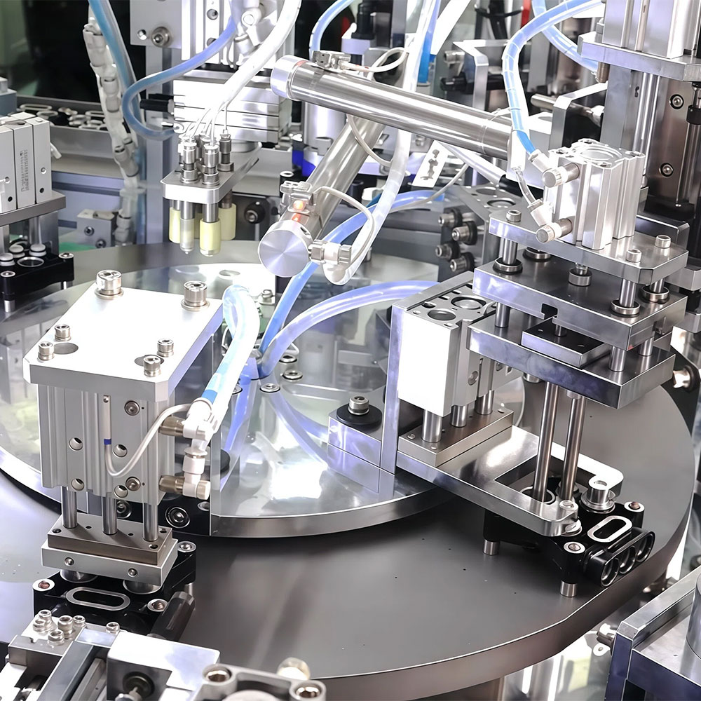 Plunger Pump Head Assembly Machine Group-Based Assembly with Vision Verification and Pneumatic Actuation