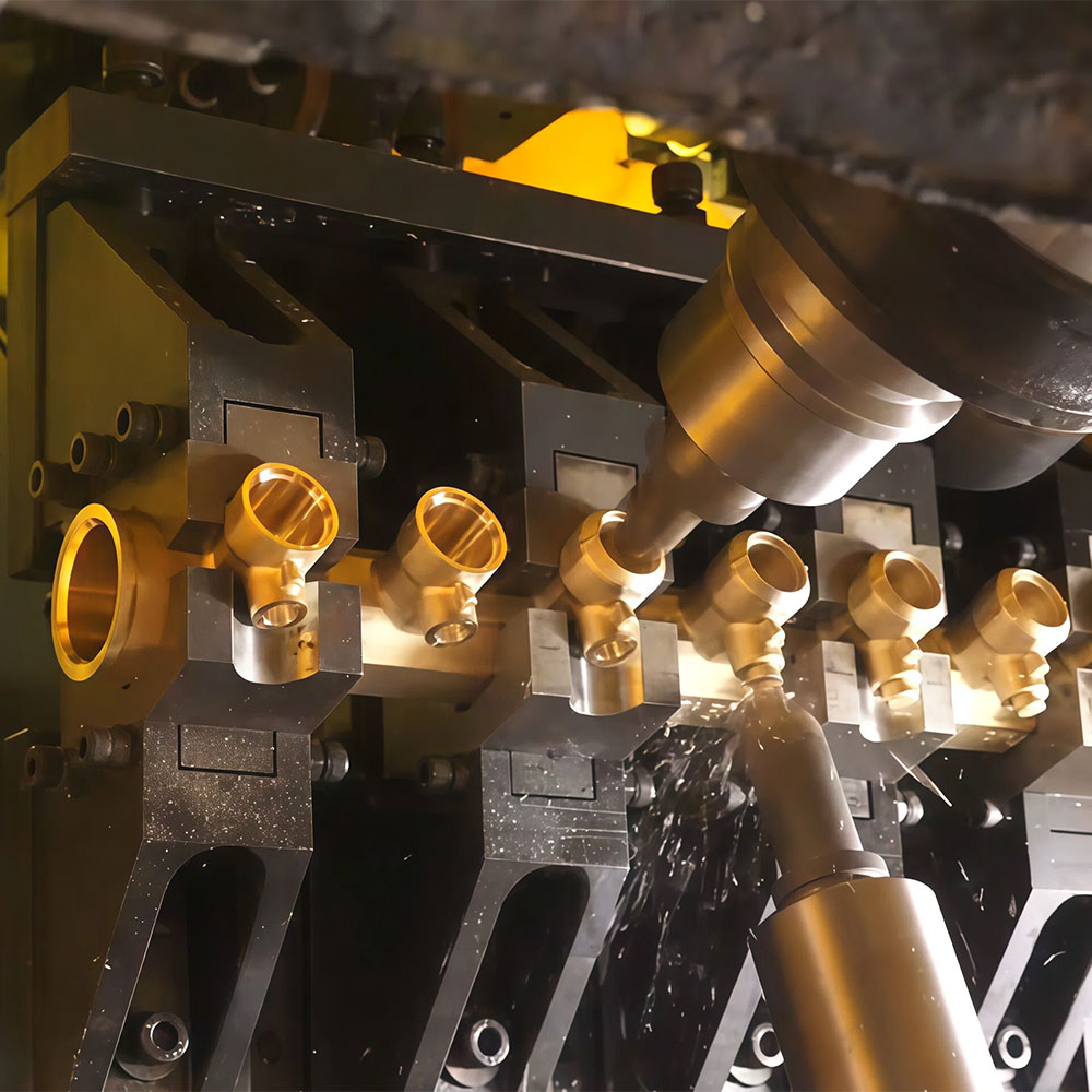 Vertical Rotary Transfer Machine (Vertical Waterwheel Machine): Optimized for 3-8 Way Manifold Machining