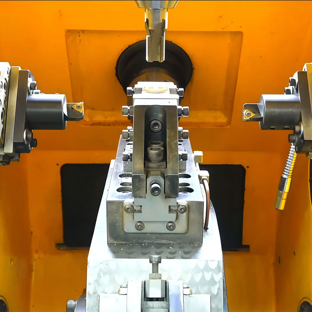 Vertical Rotary Transfer Machine for DN20 Gate Valve Machining: Optimized for High-Volume Simplicity