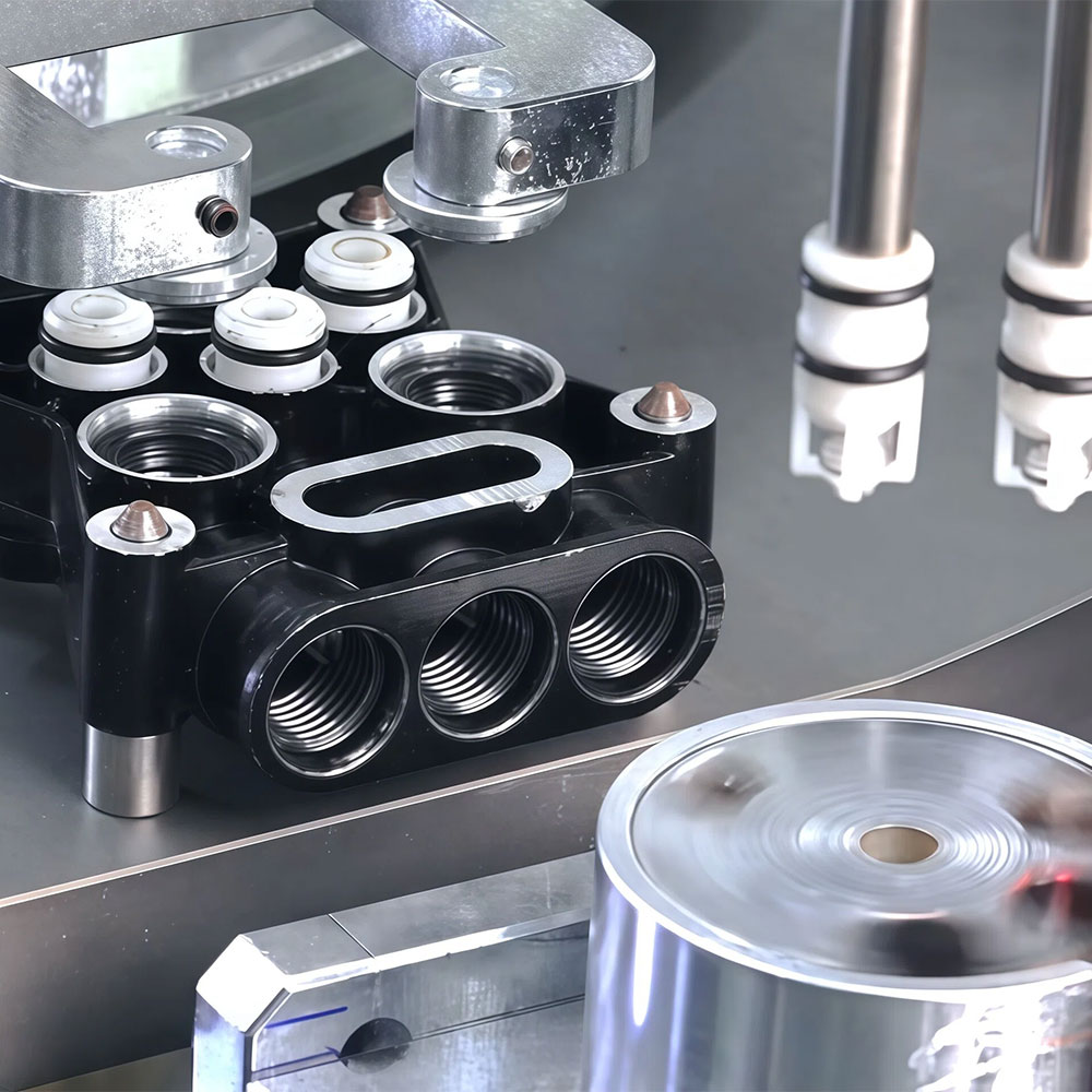 Plunger Pump Head Assembly Machine Group-Based Assembly with Vision Verification and Pneumatic Actuation
