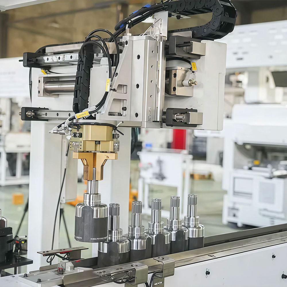 Automated CNC Lathe with Gantry Loading System Integrates machining with automated material handling