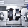 Dual-Spindle CNC Lathe for Complete Two-Side Machining