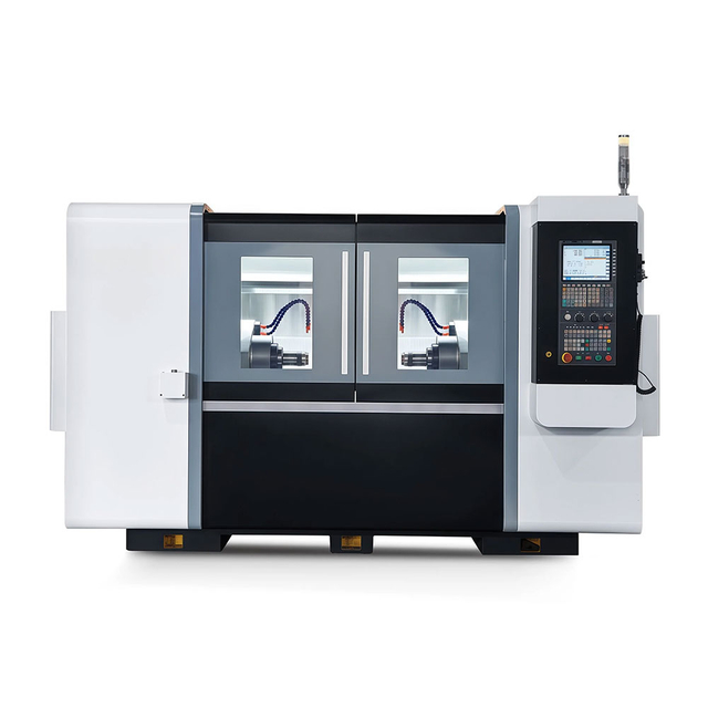 Dual-Spindle CNC Lathe for Complete Two-Side Machining