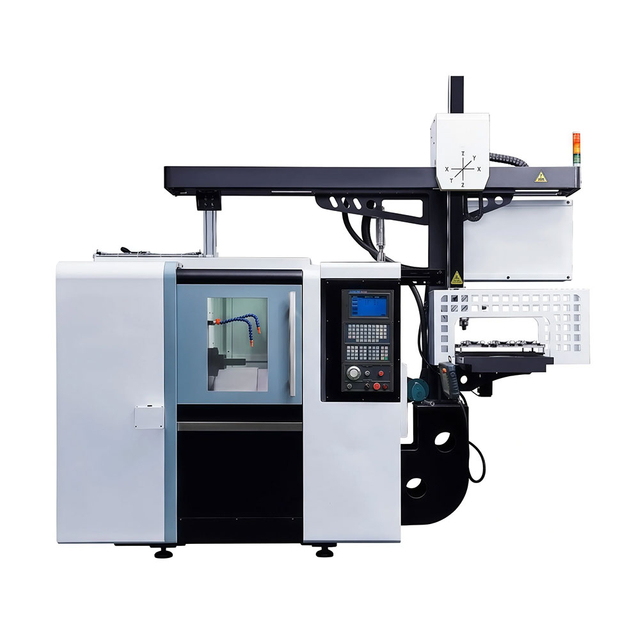 Automated CNC Lathe with Gantry Loading System Integrates machining with automated material handling