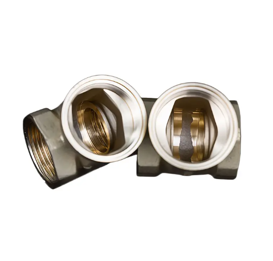 Custom metal gate valve body components with internal threading