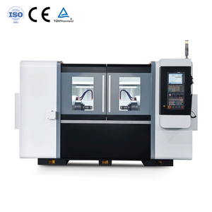 Dual-Spindle CNC Lathe for Complete Two-Side Machining